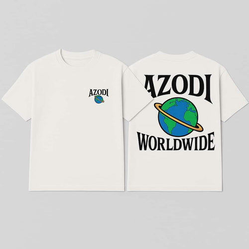 White graphic tee